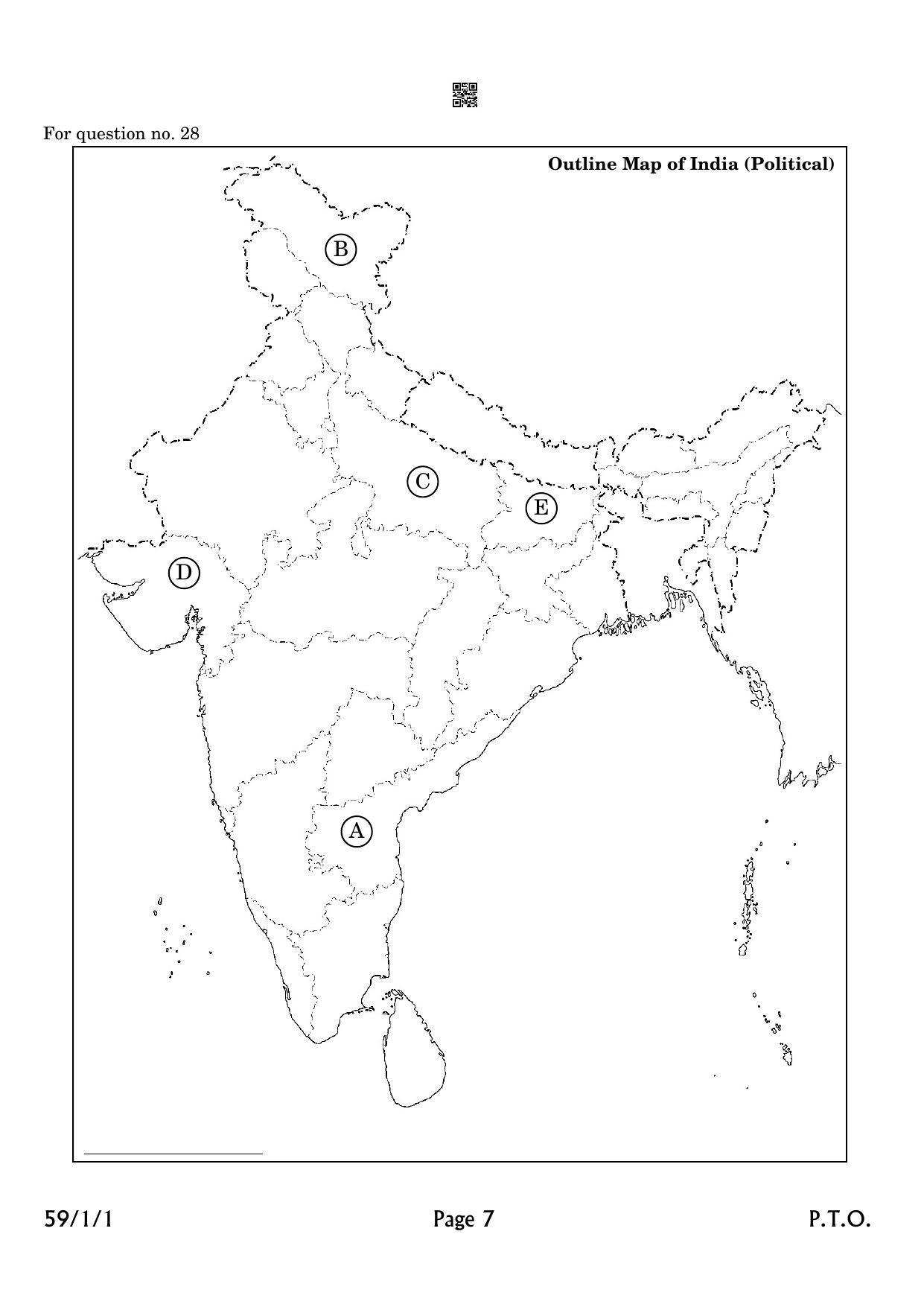 CBSE Class 12 QP_028_POLITICAL_SCIENCE 2021 Compartment Question Paper - Page 7
