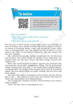 NCERT Book for Class 10 English Footprints Without Feet Chapter 7 The Necklace
