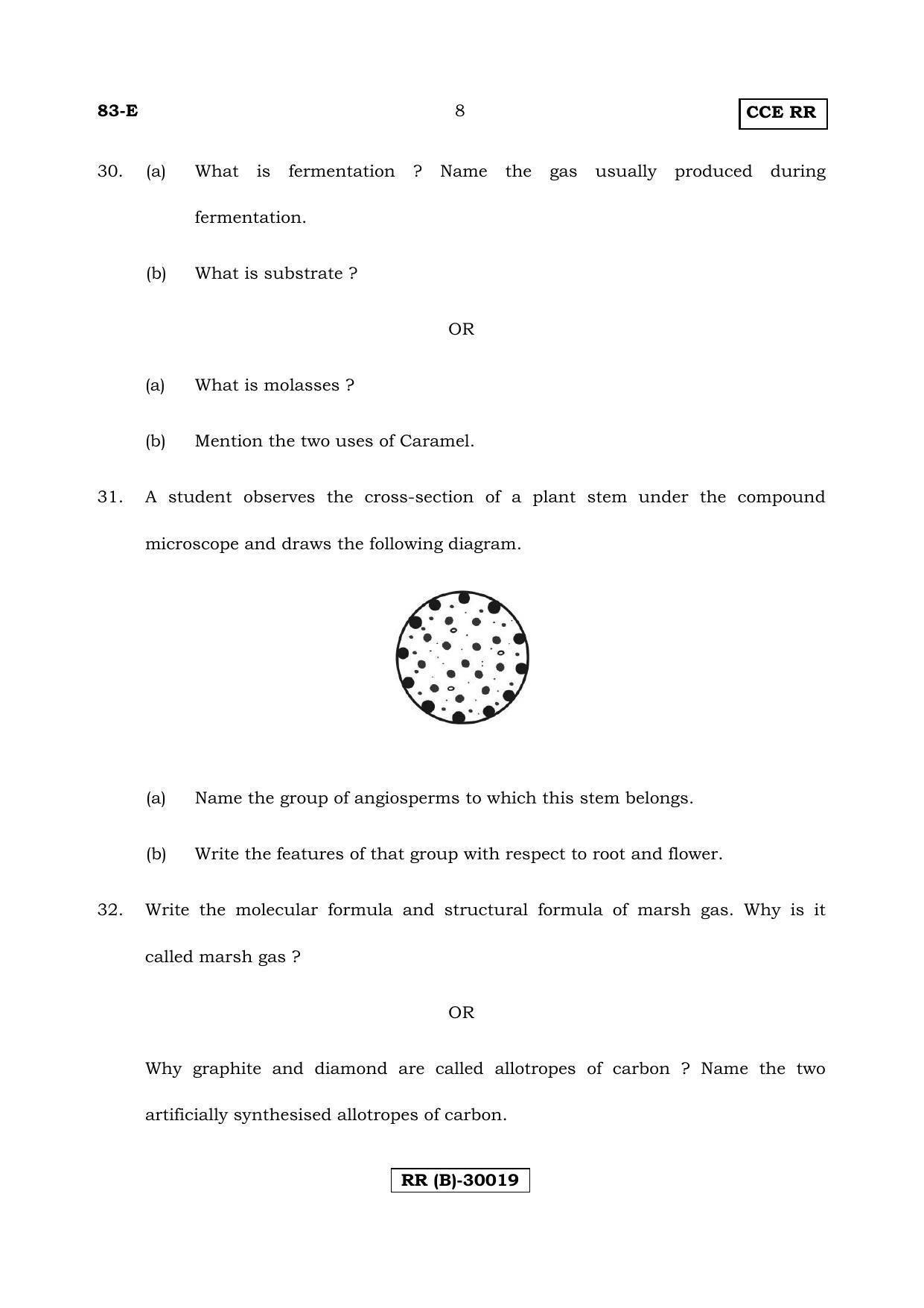 Karnataka SSLC Science (ENGLISH Medium) - 83-E (RR) (Revised Un-Revised)_s2 (Supplementary) June 2018 Question Paper - Page 8