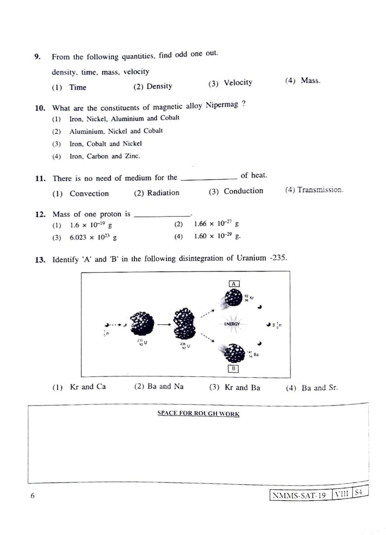 SAT GUJARATI 2019-20 Class 8 Maharashtra NMMS Question Papers - Page 6