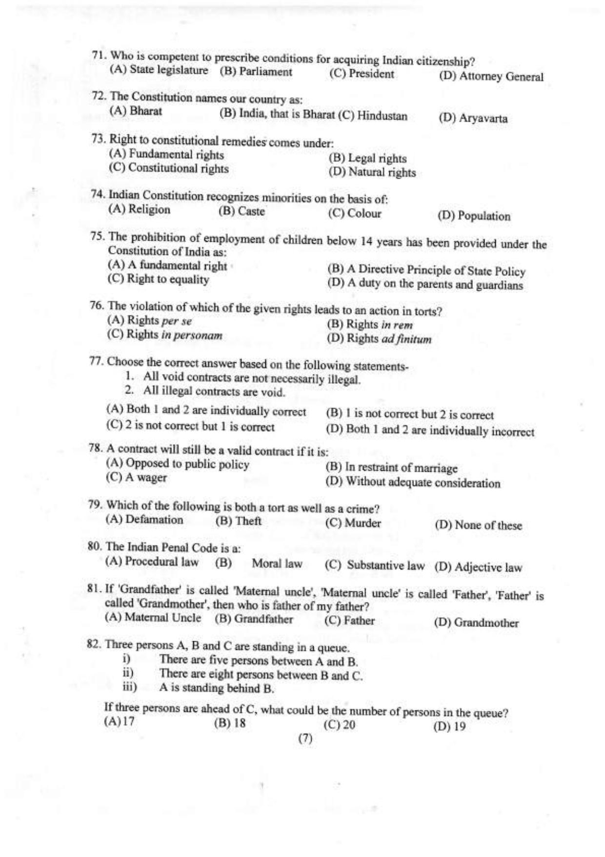 PU LLB 2022 Question Paper - Page 8