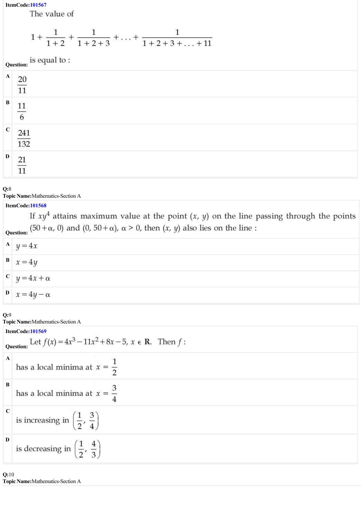 JEE Mains 2022: BTech English (Shift 1) 30-06-2022 Question Paper - Page 3