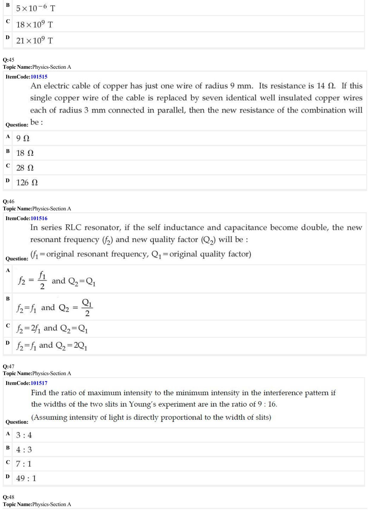 JEE Mains 2022: BTech English (Shift 1) 30-06-2022 Question Paper - Page 14