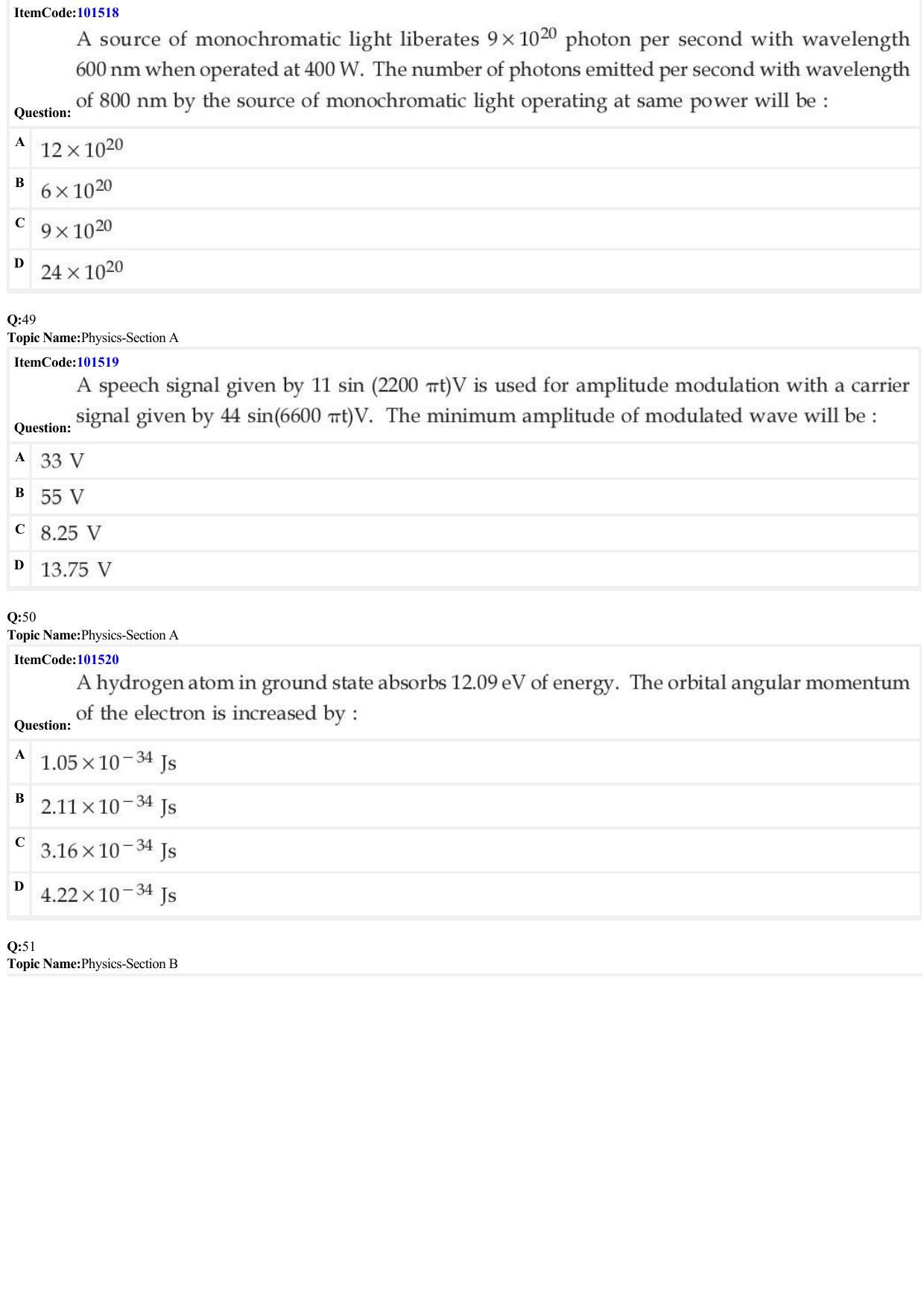 JEE Mains 2022: BTech English (Shift 1) 30-06-2022 Question Paper - Page 15