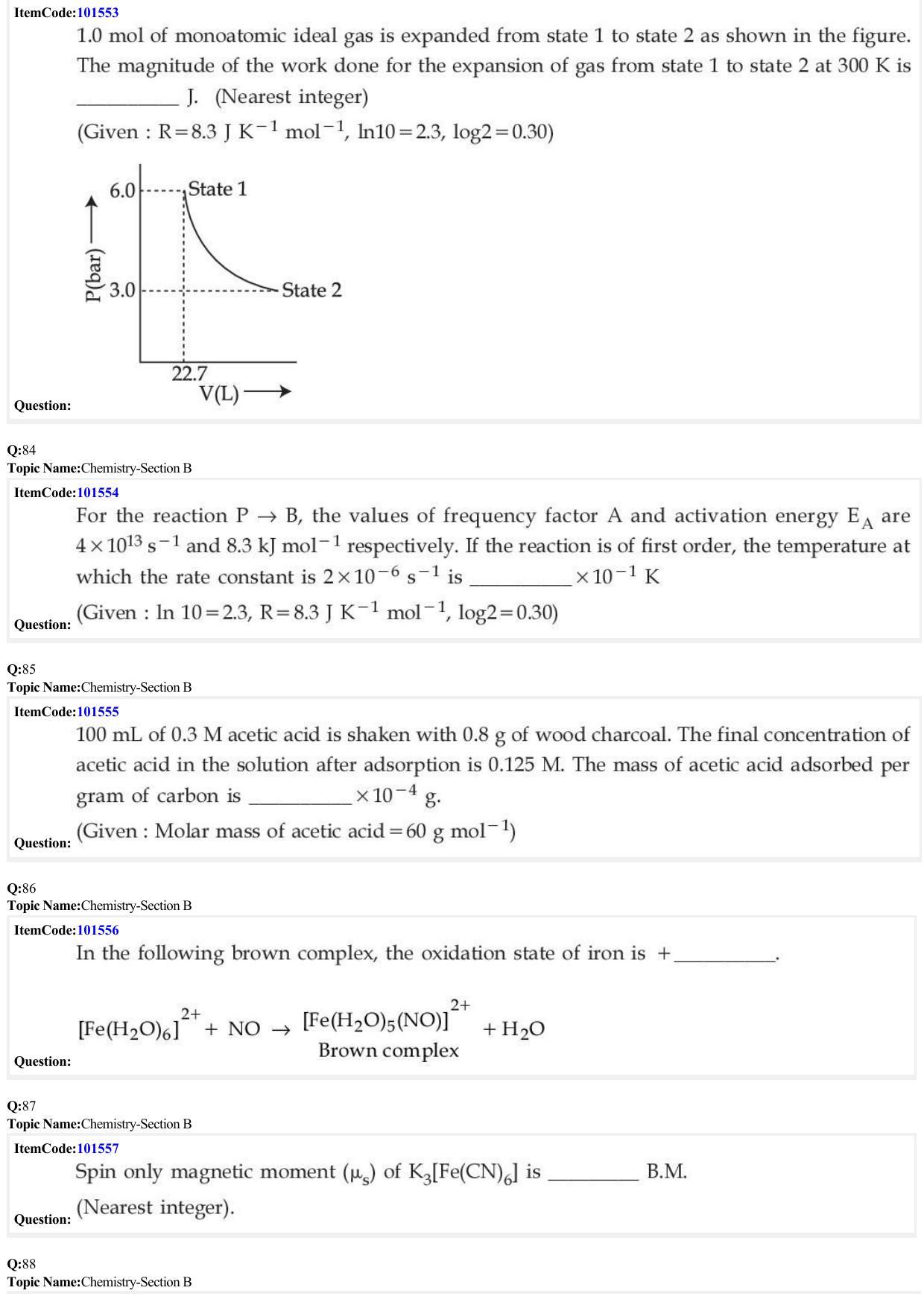 JEE Mains 2022: BTech English (Shift 1) 30-06-2022 Question Paper - Page 27