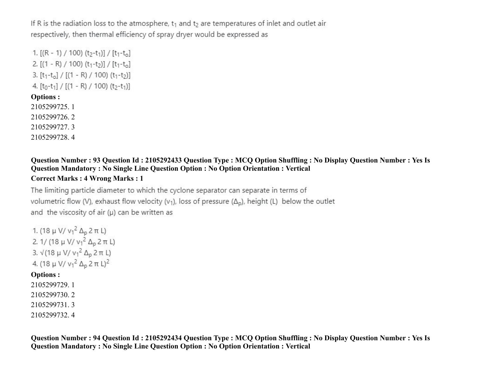 ICAR AIEEA PG 2020 DAIRY TECHNOLOGY Question Paper - Page 49