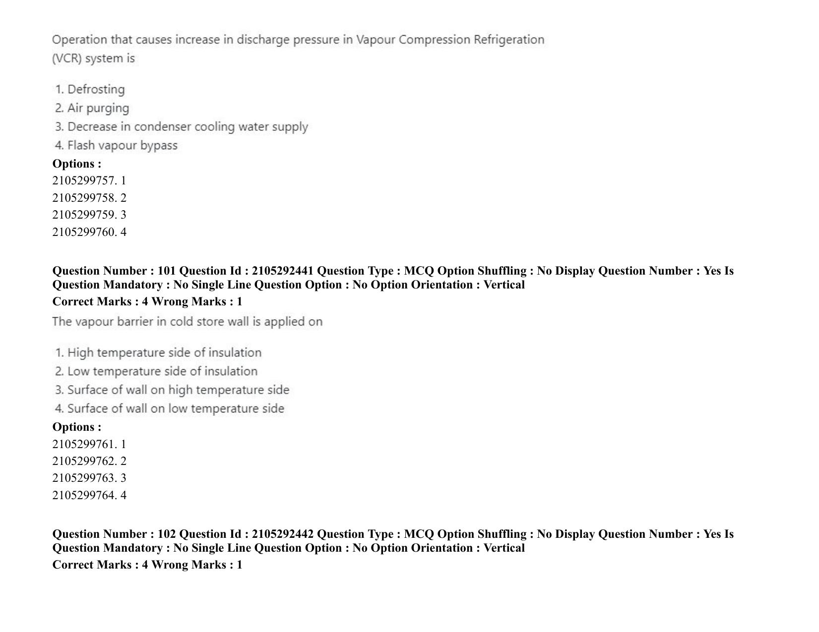 ICAR AIEEA PG 2020 DAIRY TECHNOLOGY Question Paper - Page 53