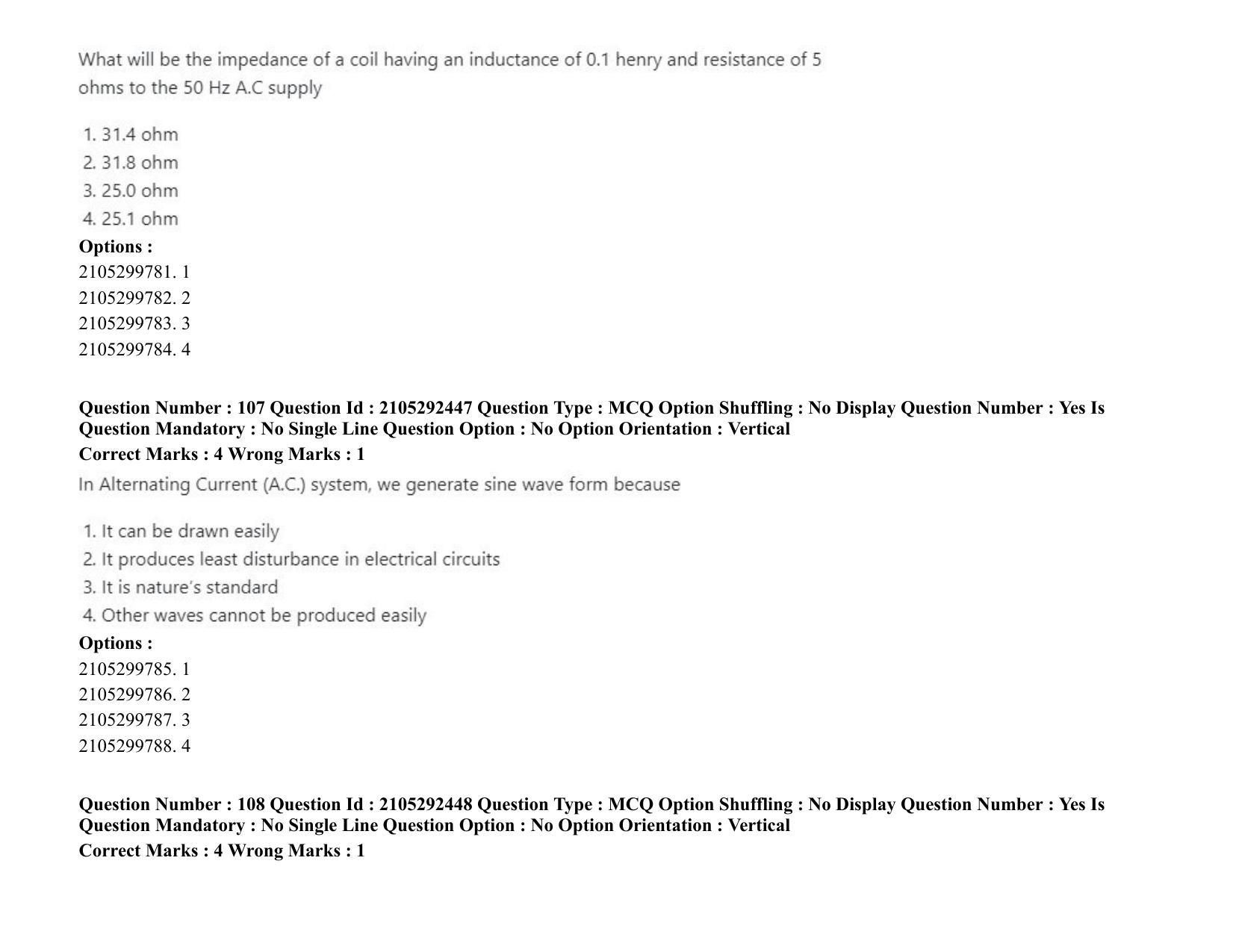 ICAR AIEEA PG 2020 DAIRY TECHNOLOGY Question Paper - Page 56