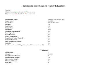 TS EDCET: 25th August 2021 Shift 1 Question Paper & Answer Key