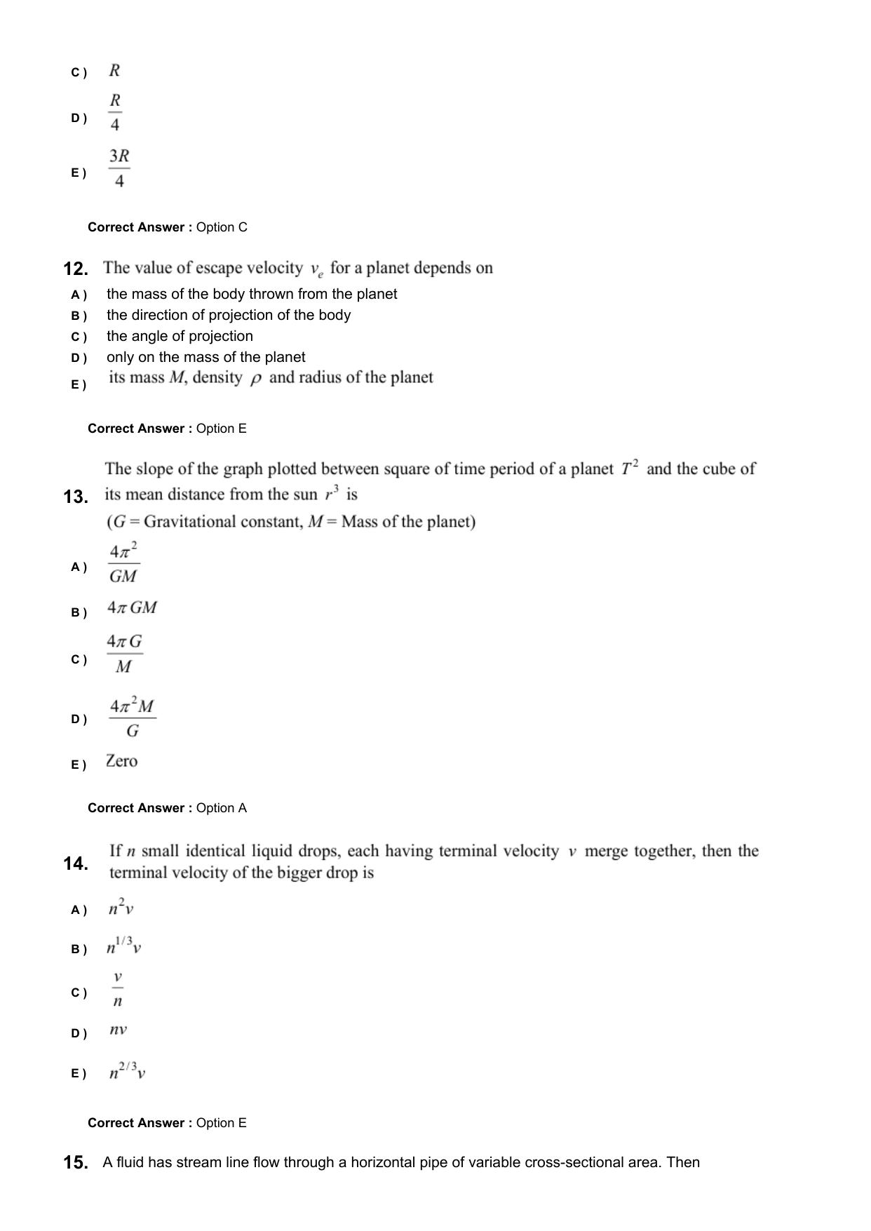 KEAM 2024 June 8 Question Paper with Answer Key - Page 4