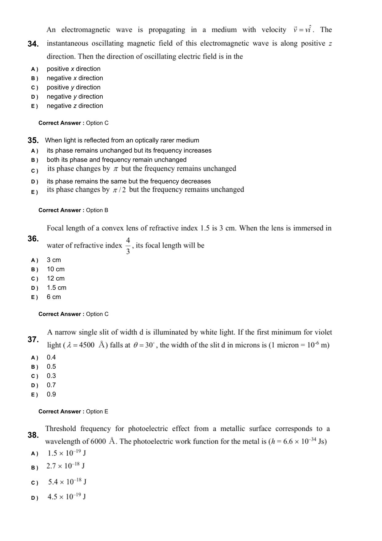 KEAM 2024 June 8 Question Paper with Answer Key - Page 10