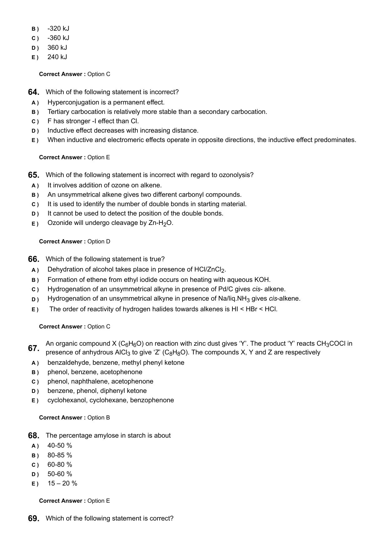 KEAM 2024 June 8 Question Paper with Answer Key - Page 16