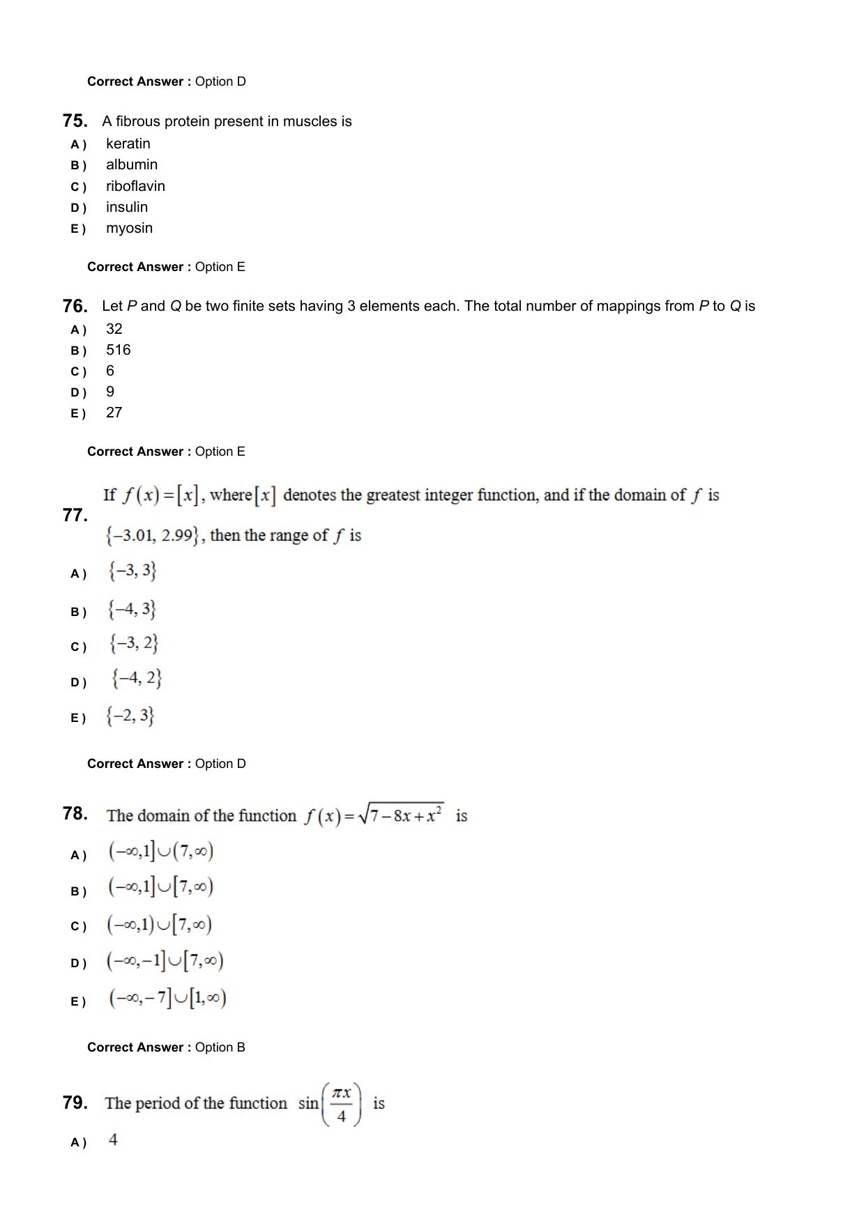 KEAM 2024 June 8 Question Paper with Answer Key - Page 18