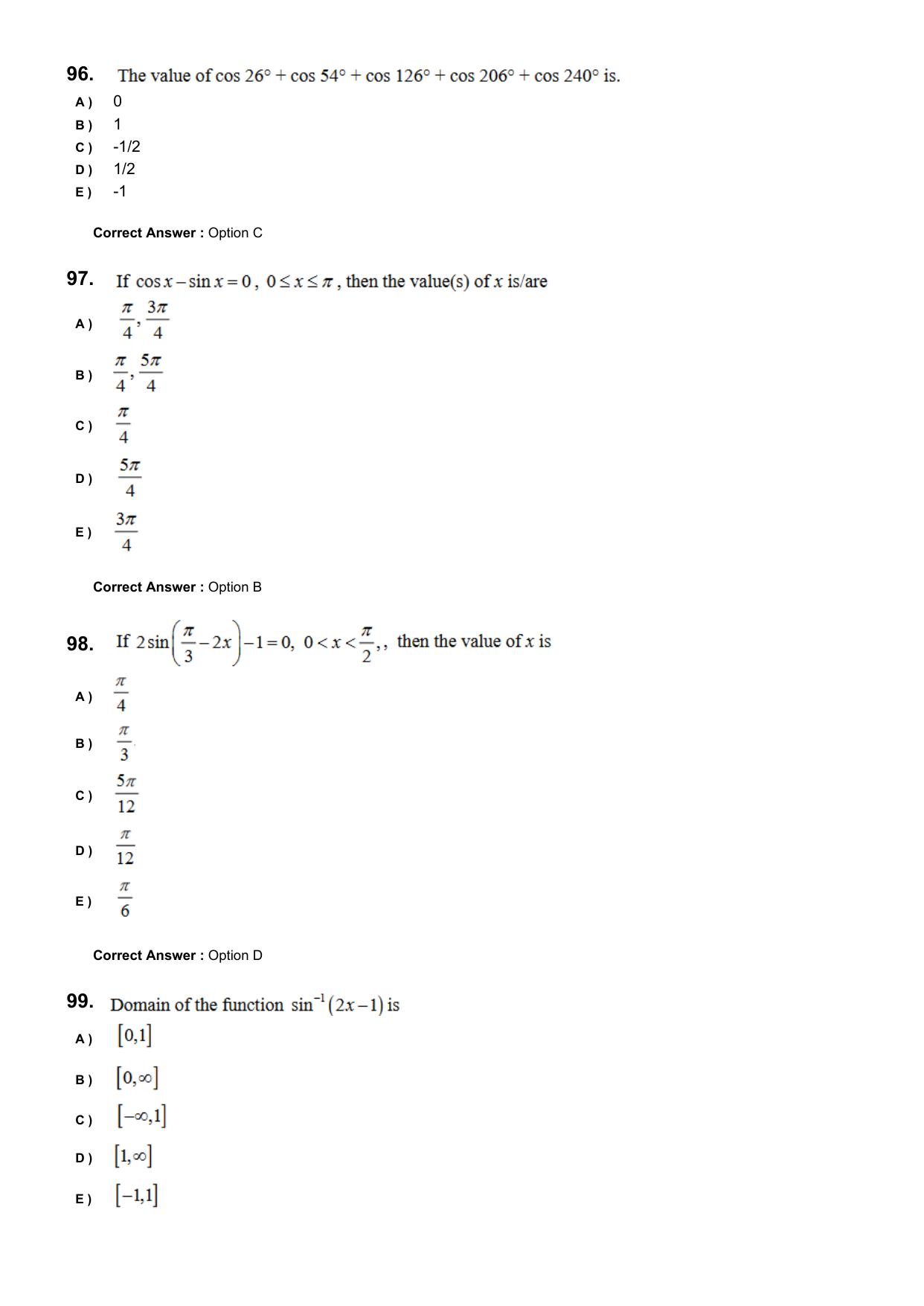 KEAM 2024 June 8 Question Paper with Answer Key - Page 23