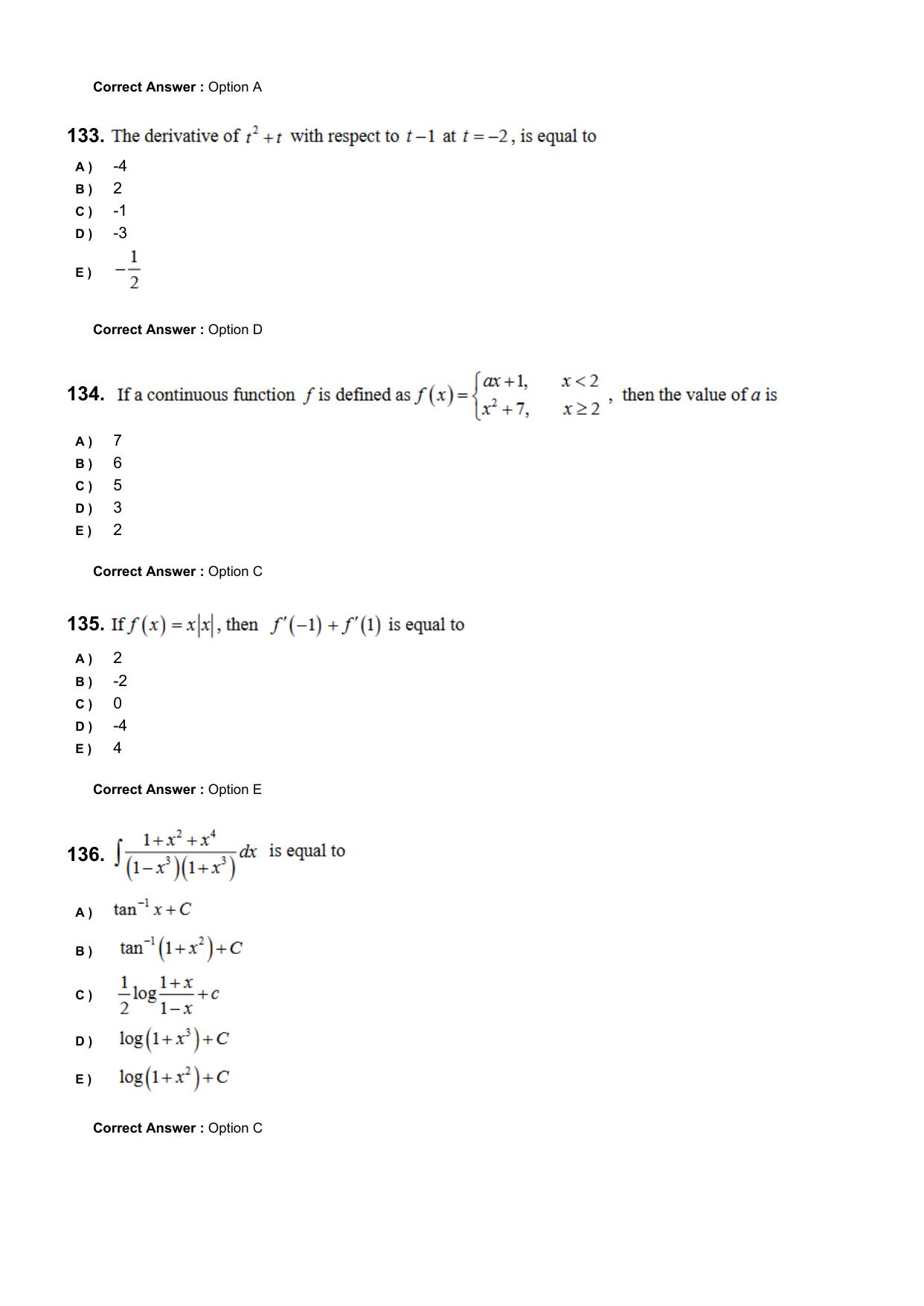 KEAM 2024 June 8 Question Paper with Answer Key - Page 32