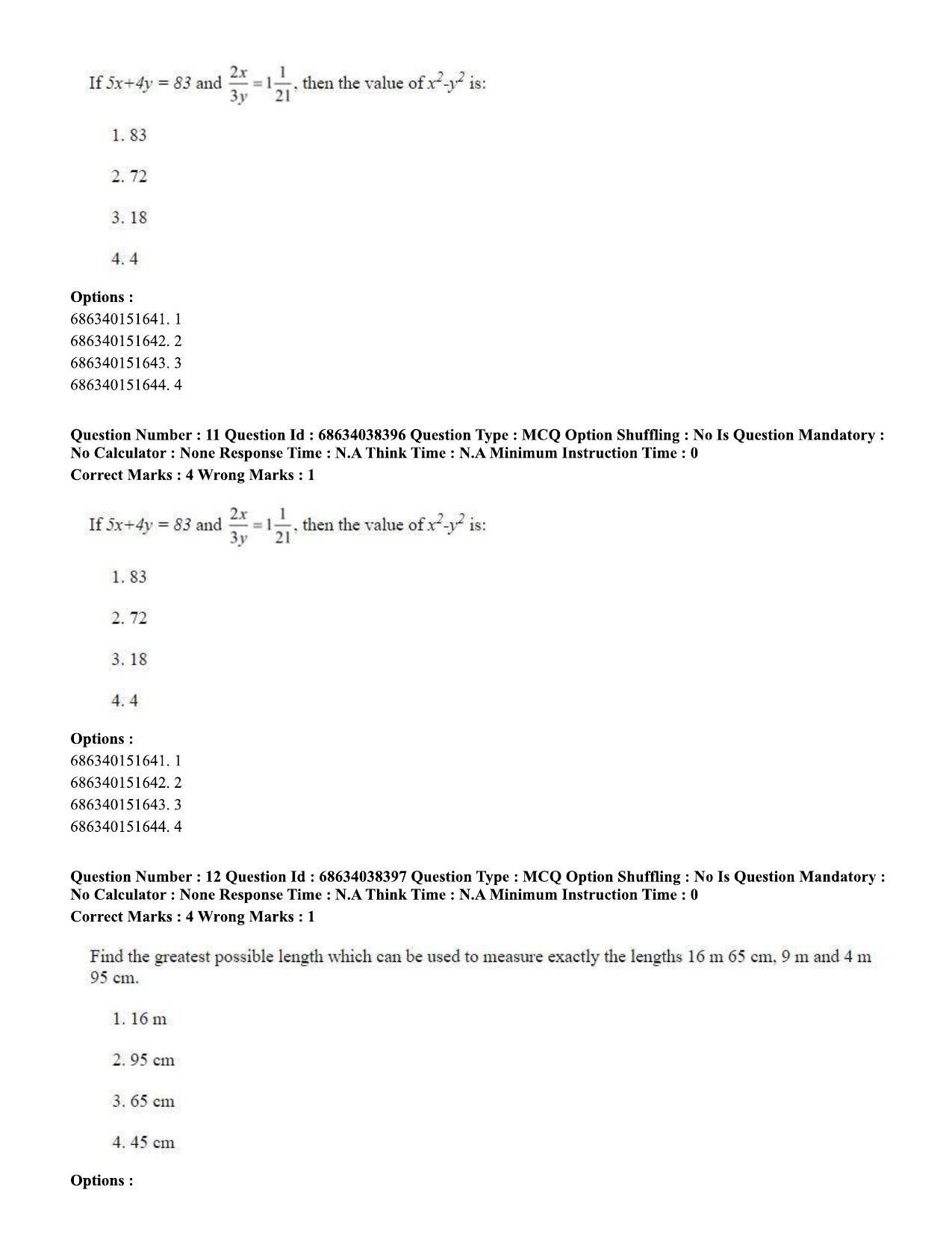 CUET PG 2023: COQP10 – Economics (Eng) - Shift 2 (25-06-2023) Question Paper - Page 12