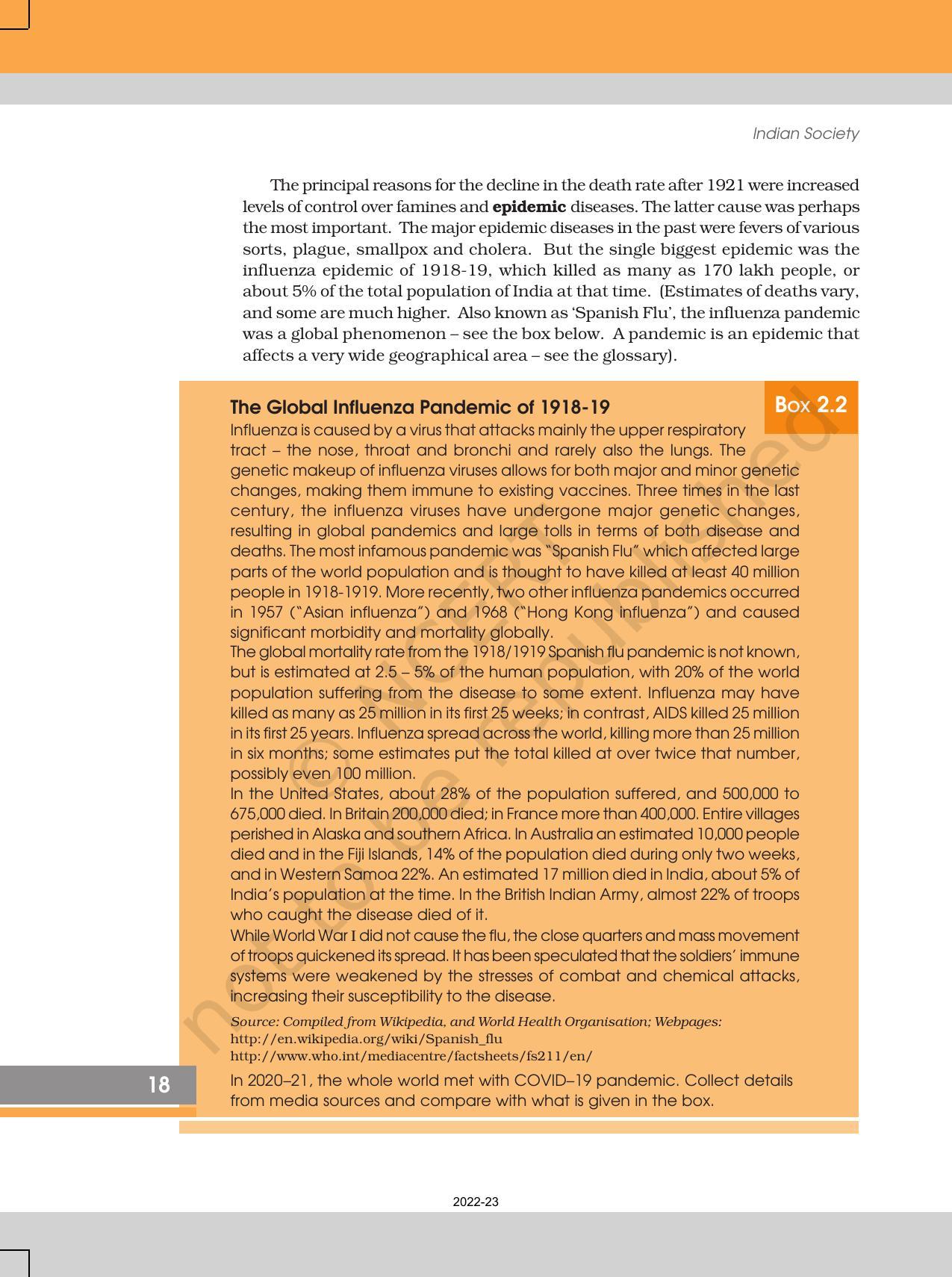 NCERT Book for Class 12 Sociology (Indian Society) Chapter 2 The Demographic Structure of the Indian Society - Page 10