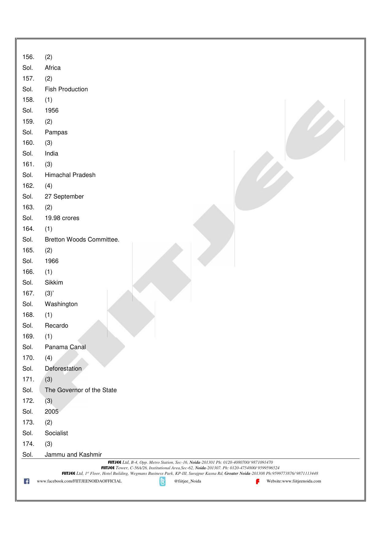 Uttar Pradesh NTSE 2020 SAT Answer Key - Page 5