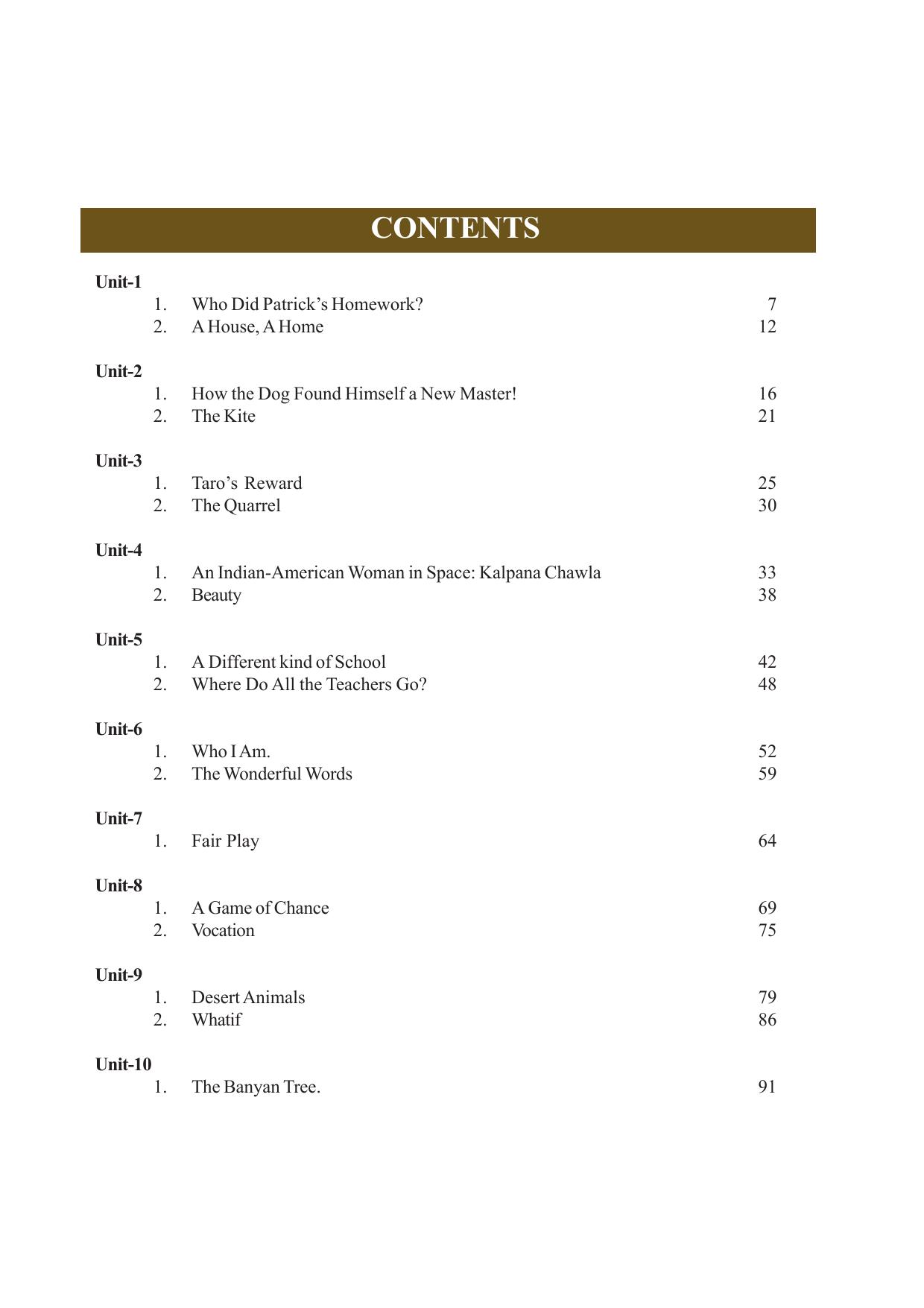 Tripura Board Class 6 English Workbooks - Page 5