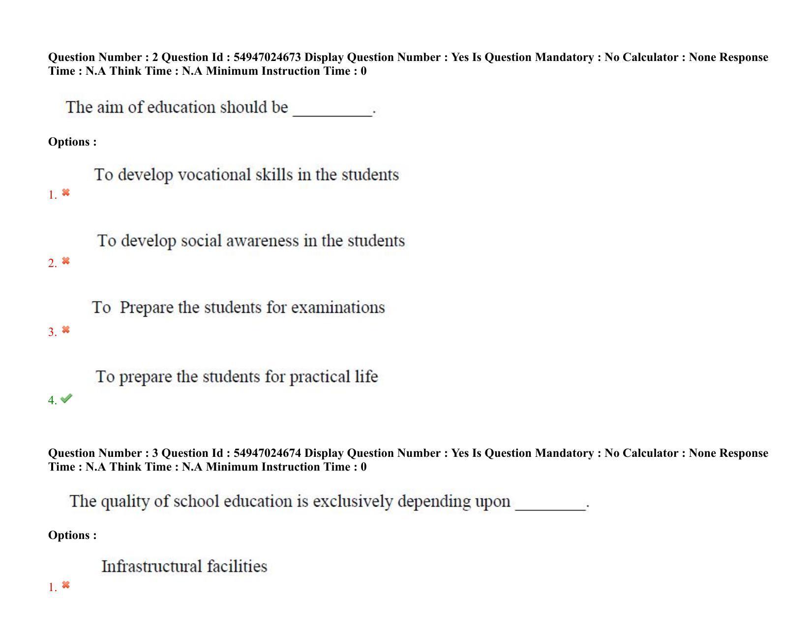AP RCET 2022: Environmental Science - 18-10-2022 (Tuesday) Session-I: Question Paper With keys - Page 3