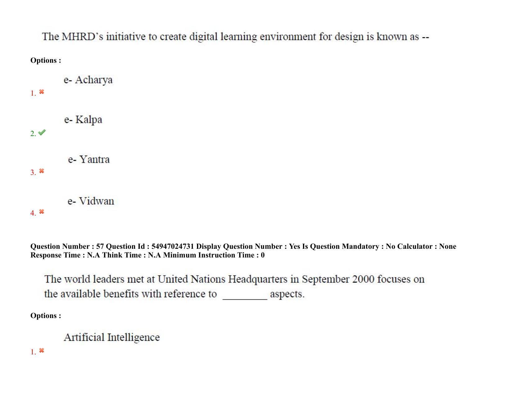 AP RCET 2022: Environmental Science - 18-10-2022 (Tuesday) Session-I: Question Paper With keys - Page 45