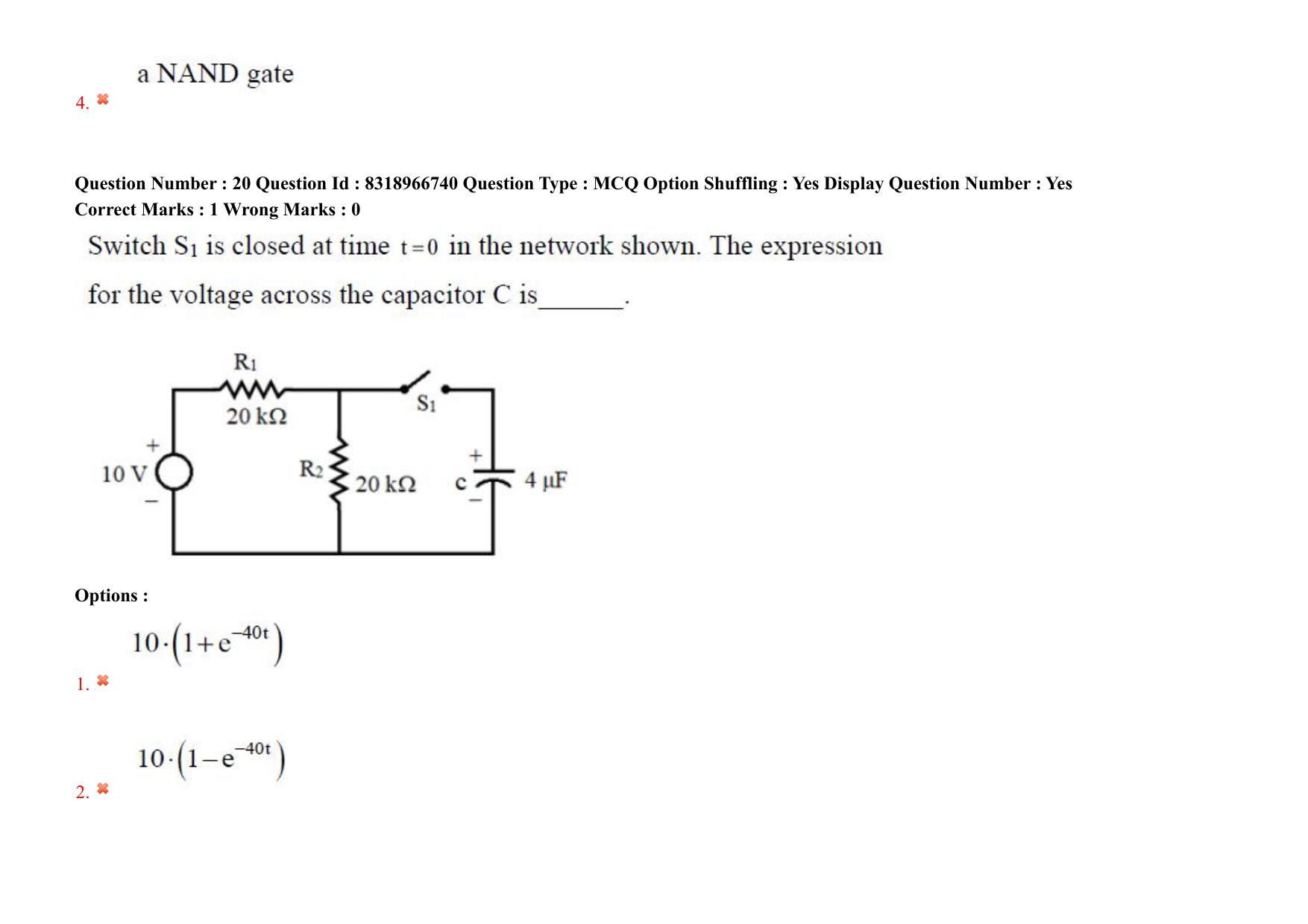 AP PGCET 2025 Electronics And Communication Engineering Paper with Answer Key - Page 19