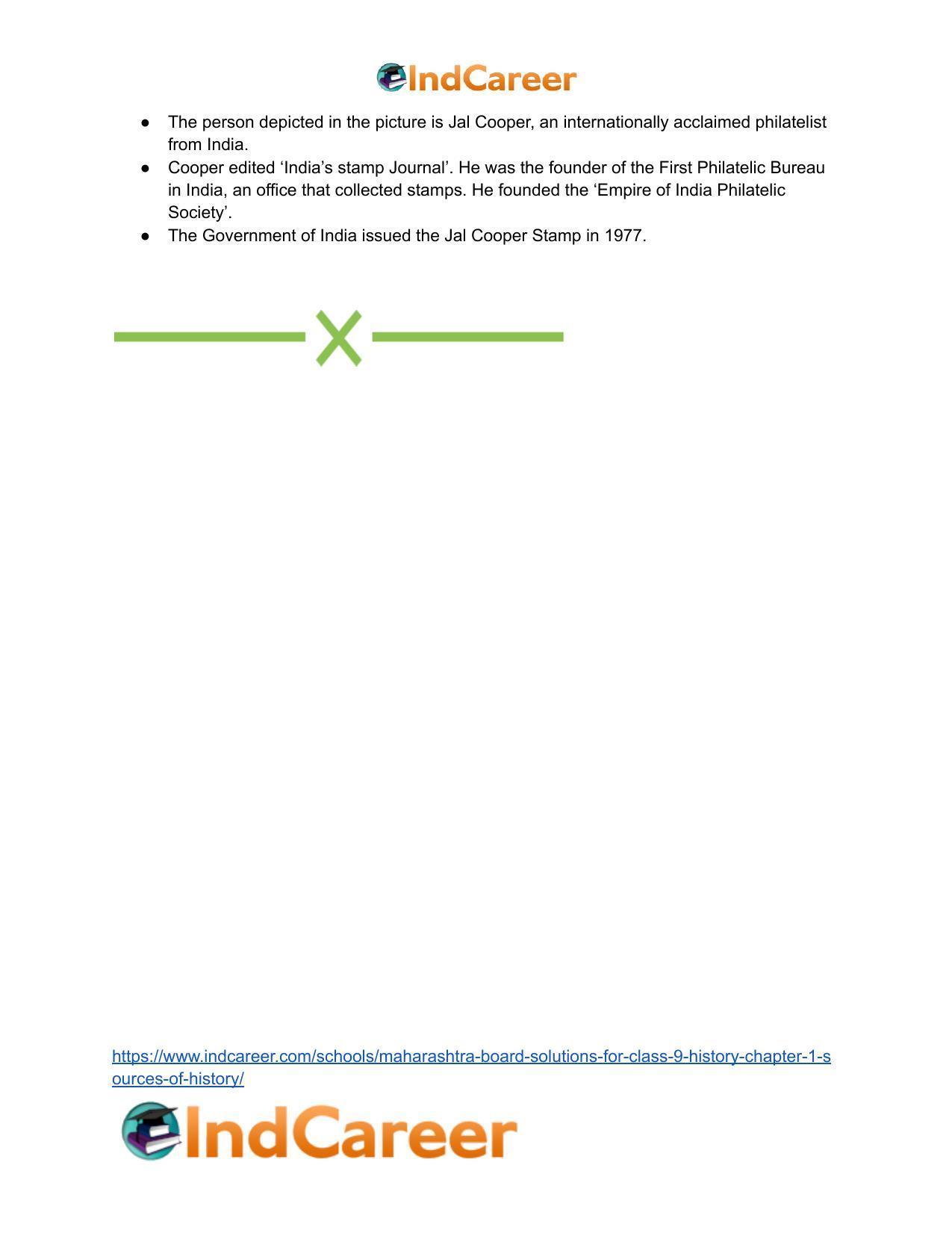 Maharashtra Board Solutions for Class 9- History: Chapter 1- Sources of History - Page 19