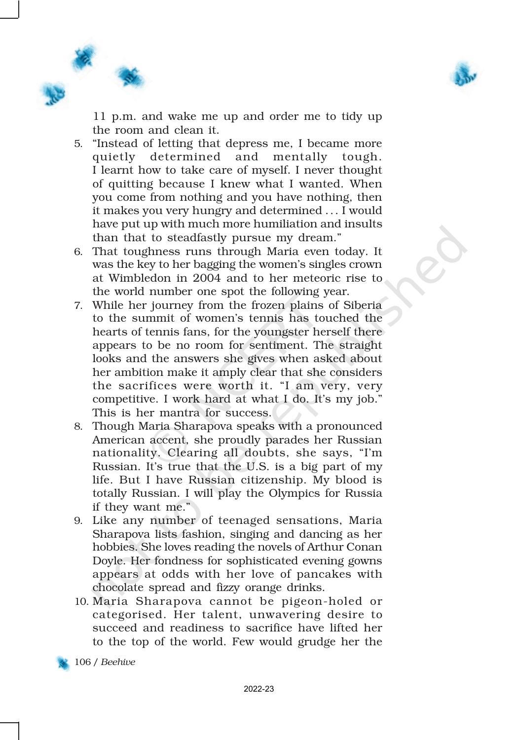 NCERT Book for Class 9 English Chapter 8 Reach for the Top - Page 10
