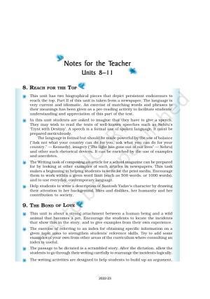 NCERT Book for Class 9 English Chapter 8 Reach for the Top
