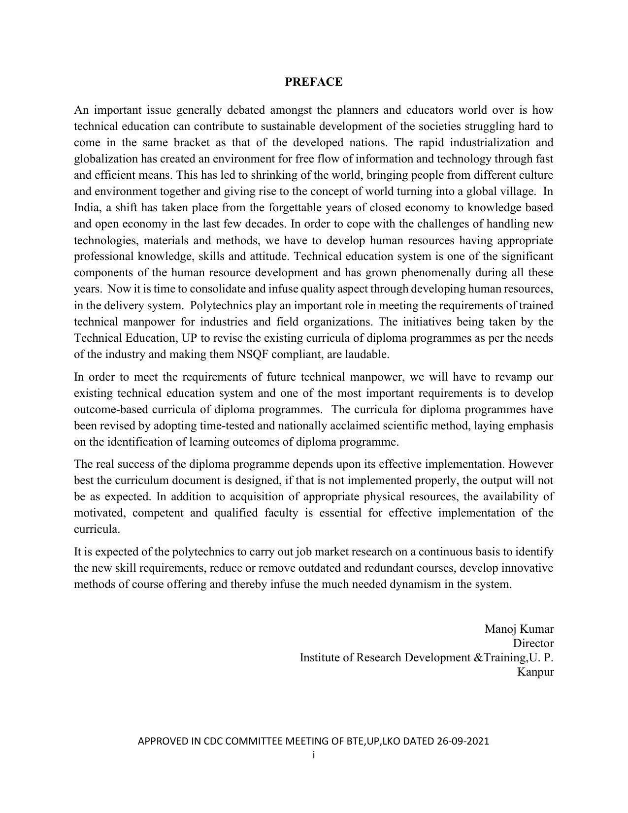 SYLLABUS FOR SEMESTER SYSTEM EFFECTIVE FROM (2021-2022) - CHEMICAL TECHNOLOGY (RUBBER AND PLASTIC) - Page 4