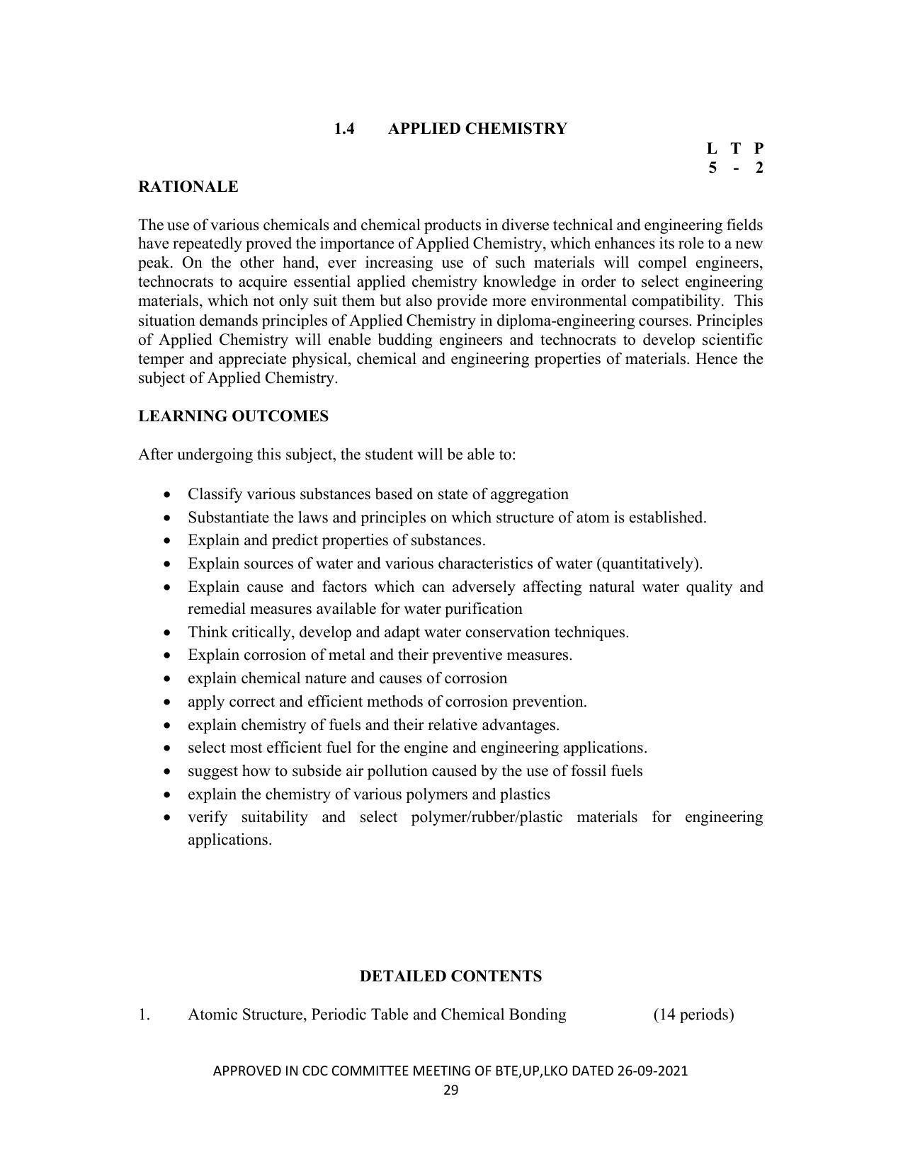 SYLLABUS FOR SEMESTER SYSTEM EFFECTIVE FROM (2021-2022) - CHEMICAL TECHNOLOGY (RUBBER AND PLASTIC) - Page 34