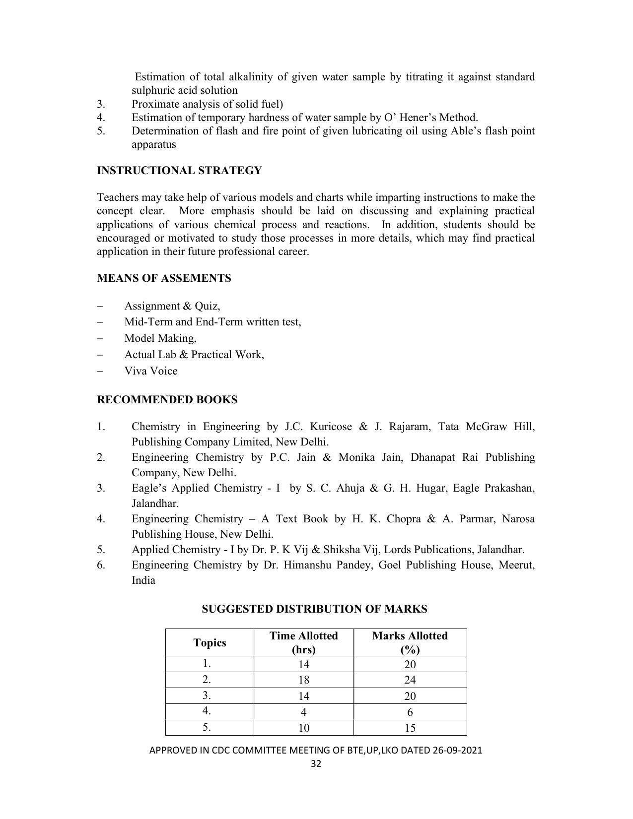 SYLLABUS FOR SEMESTER SYSTEM EFFECTIVE FROM (2021-2022) - CHEMICAL TECHNOLOGY (RUBBER AND PLASTIC) - Page 37