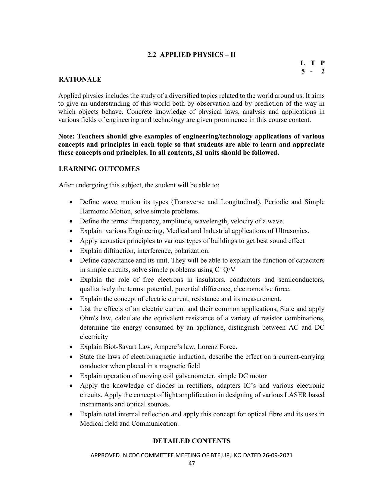 SYLLABUS FOR SEMESTER SYSTEM EFFECTIVE FROM (2021-2022) - CHEMICAL TECHNOLOGY (RUBBER AND PLASTIC) - Page 52