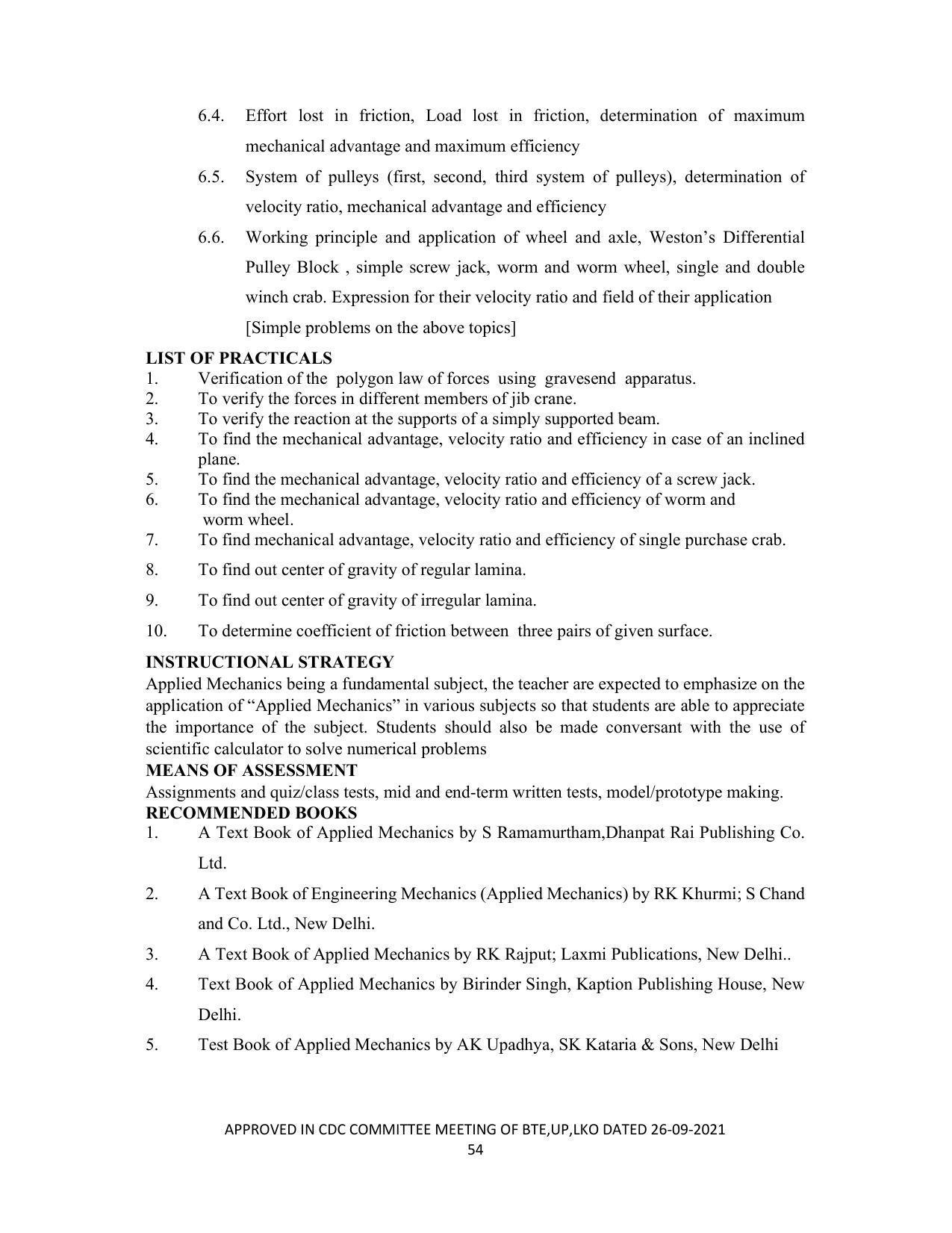 SYLLABUS FOR SEMESTER SYSTEM EFFECTIVE FROM (2021-2022) - CHEMICAL TECHNOLOGY (RUBBER AND PLASTIC) - Page 59