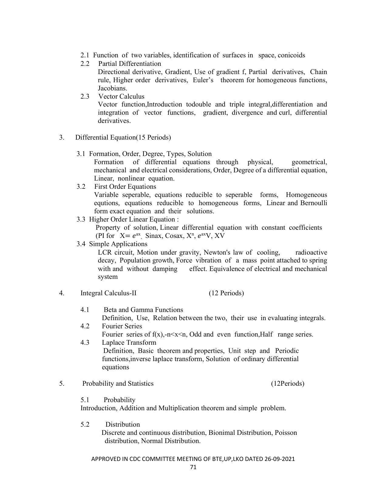 SYLLABUS FOR SEMESTER SYSTEM EFFECTIVE FROM (2021-2022) - CHEMICAL TECHNOLOGY (RUBBER AND PLASTIC) - Page 76