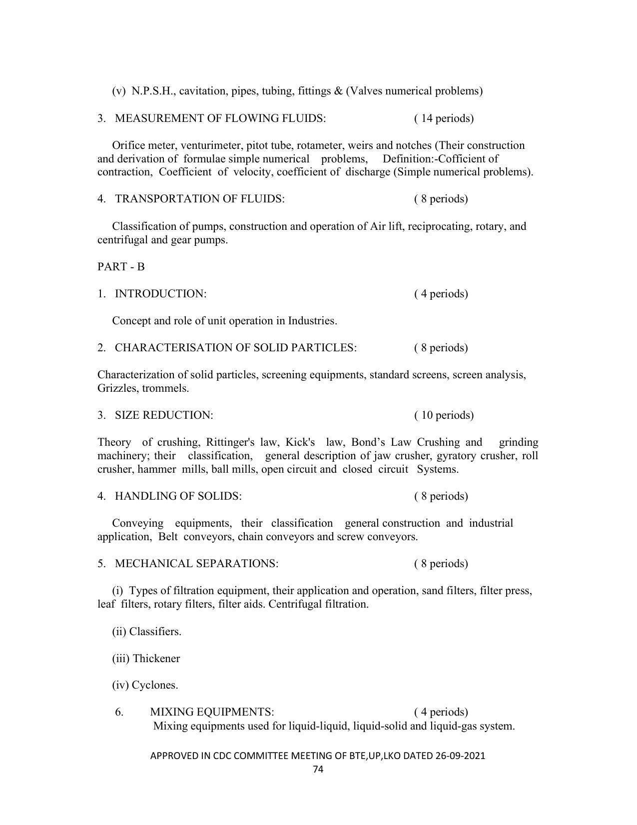 SYLLABUS FOR SEMESTER SYSTEM EFFECTIVE FROM (2021-2022) - CHEMICAL TECHNOLOGY (RUBBER AND PLASTIC) - Page 79