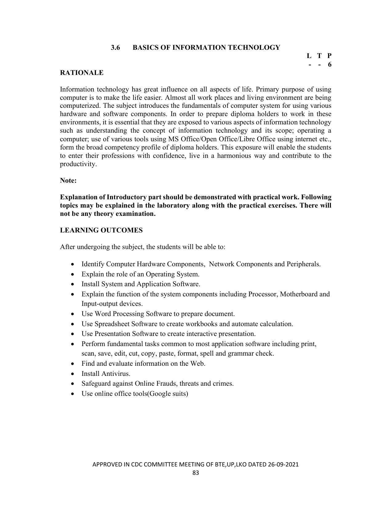 SYLLABUS FOR SEMESTER SYSTEM EFFECTIVE FROM (2021-2022) - CHEMICAL TECHNOLOGY (RUBBER AND PLASTIC) - Page 88