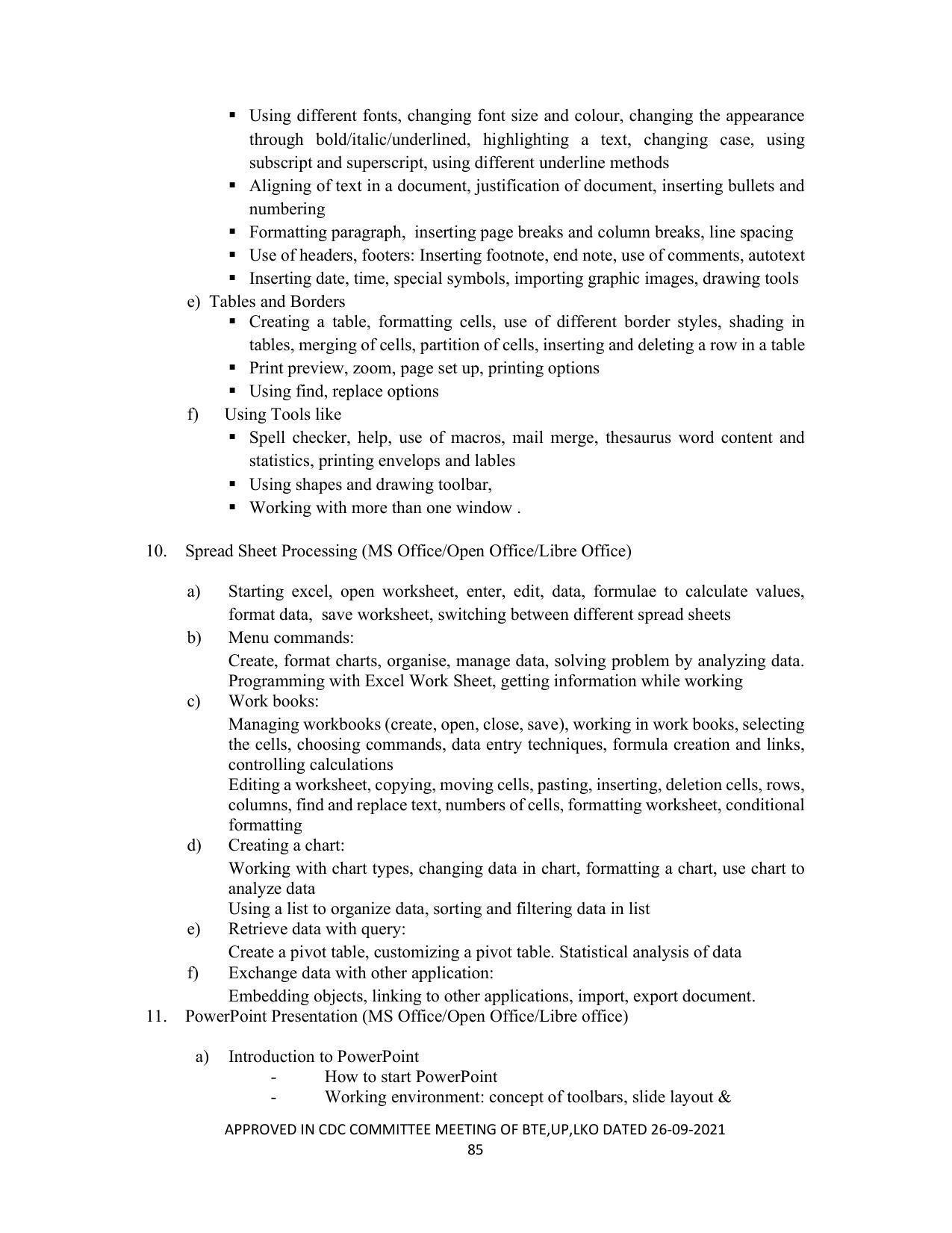 SYLLABUS FOR SEMESTER SYSTEM EFFECTIVE FROM (2021-2022) - CHEMICAL TECHNOLOGY (RUBBER AND PLASTIC) - Page 90