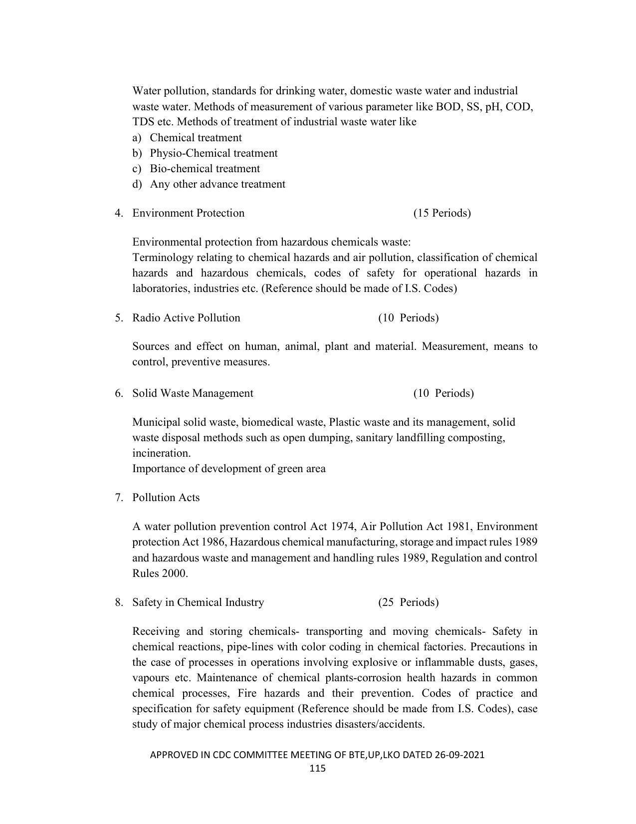 SYLLABUS FOR SEMESTER SYSTEM EFFECTIVE FROM (2021-2022) - CHEMICAL TECHNOLOGY (RUBBER AND PLASTIC) - Page 120