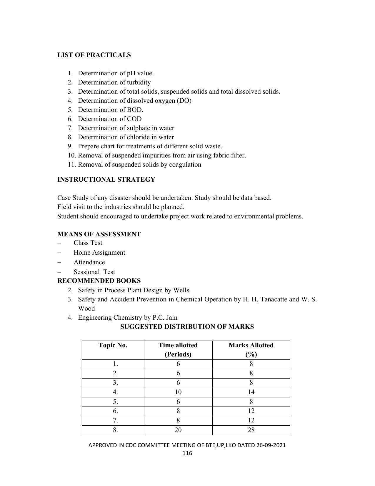 SYLLABUS FOR SEMESTER SYSTEM EFFECTIVE FROM (2021-2022) - CHEMICAL TECHNOLOGY (RUBBER AND PLASTIC) - Page 121
