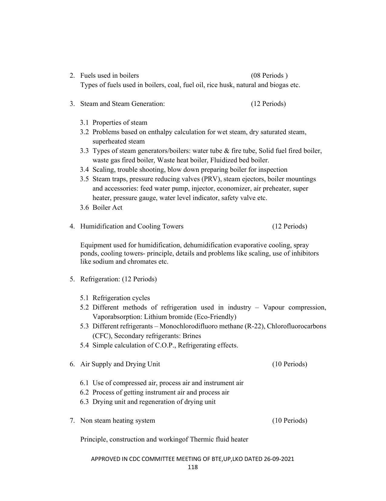 SYLLABUS FOR SEMESTER SYSTEM EFFECTIVE FROM (2021-2022) - CHEMICAL TECHNOLOGY (RUBBER AND PLASTIC) - Page 123