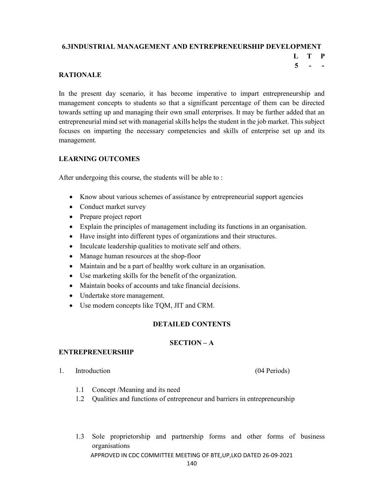 SYLLABUS FOR SEMESTER SYSTEM EFFECTIVE FROM (2021-2022) - CHEMICAL TECHNOLOGY (RUBBER AND PLASTIC) - Page 145