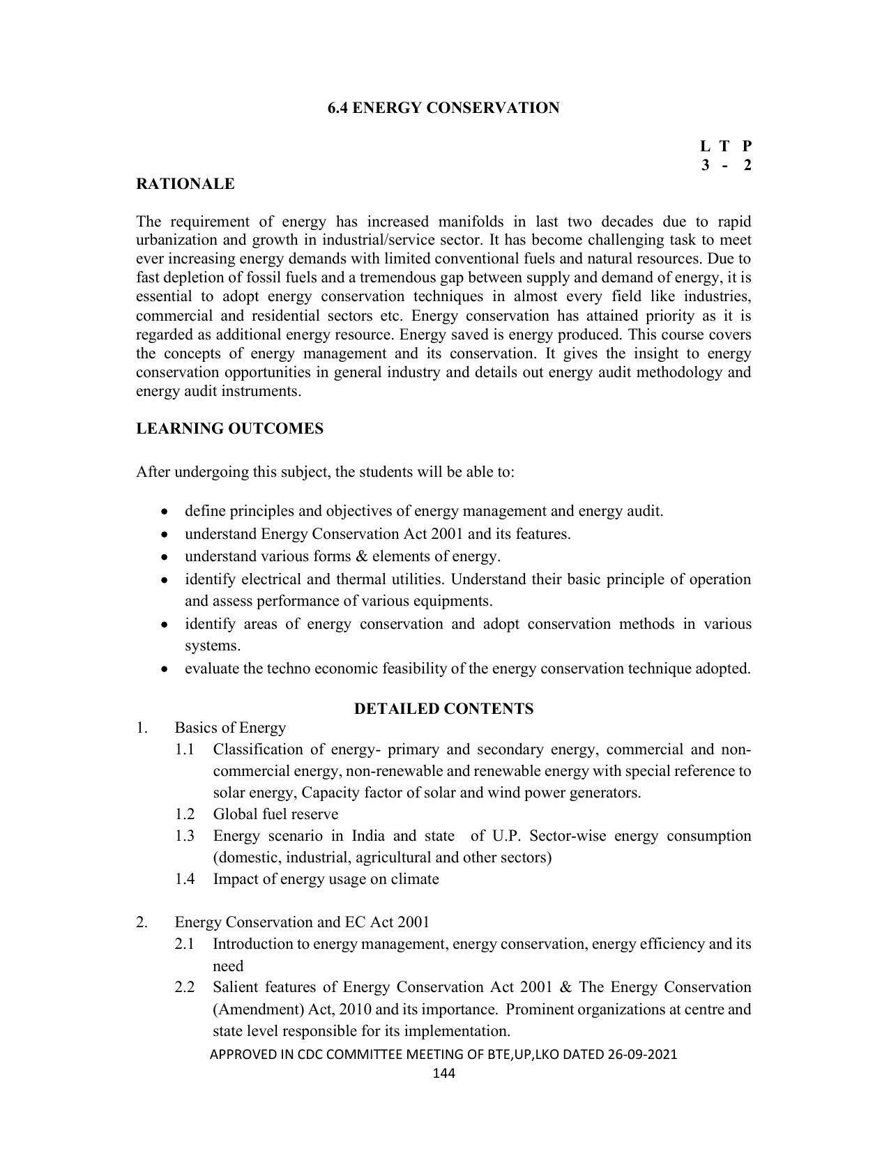 SYLLABUS FOR SEMESTER SYSTEM EFFECTIVE FROM (2021-2022) - CHEMICAL TECHNOLOGY (RUBBER AND PLASTIC) - Page 149
