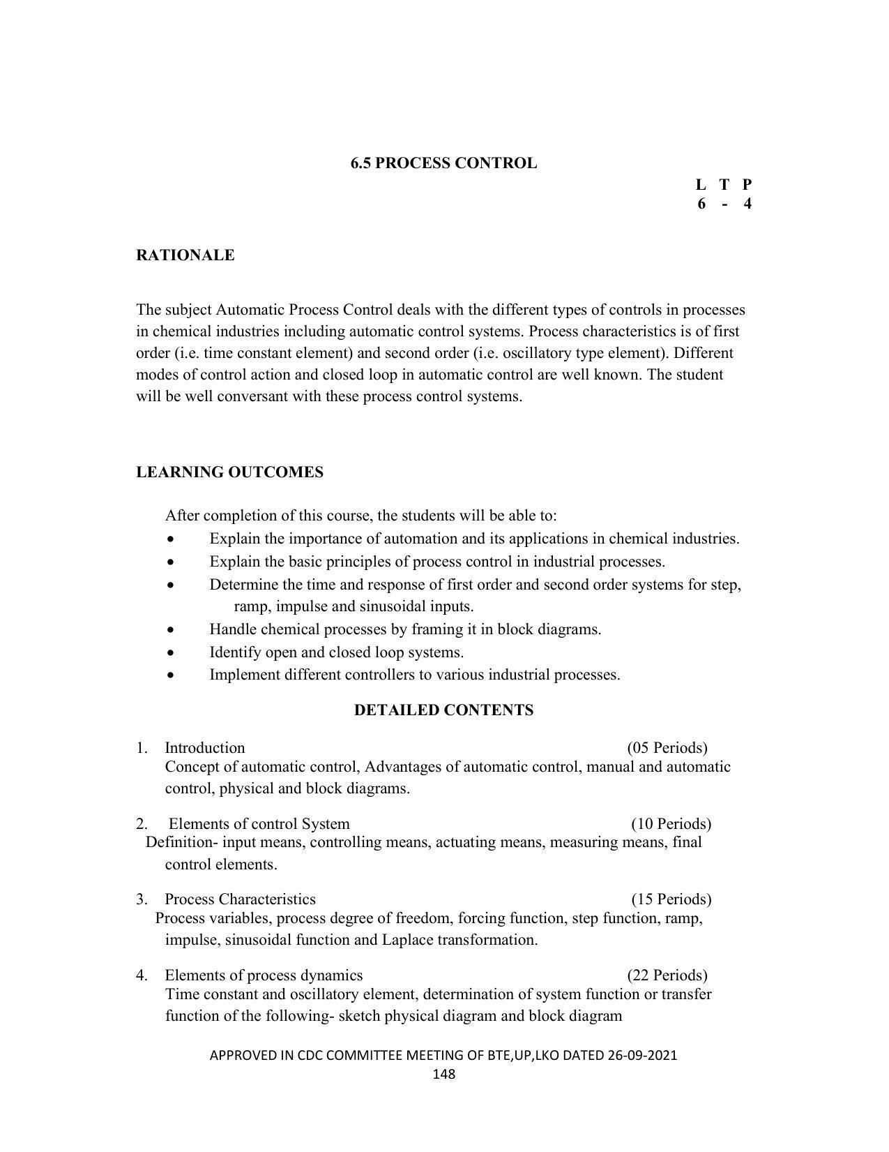SYLLABUS FOR SEMESTER SYSTEM EFFECTIVE FROM (2021-2022) - CHEMICAL TECHNOLOGY (RUBBER AND PLASTIC) - Page 153
