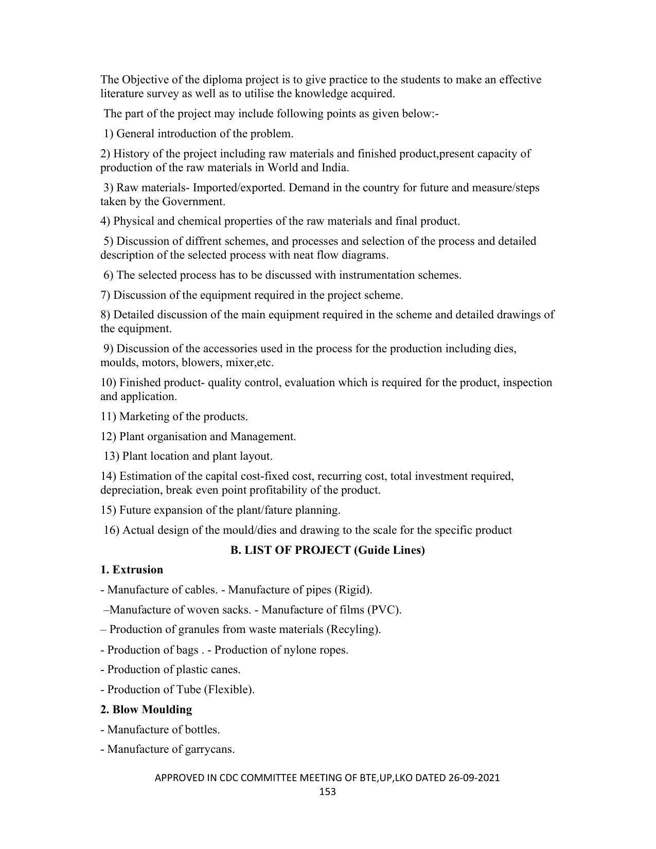 SYLLABUS FOR SEMESTER SYSTEM EFFECTIVE FROM (2021-2022) - CHEMICAL TECHNOLOGY (RUBBER AND PLASTIC) - Page 158