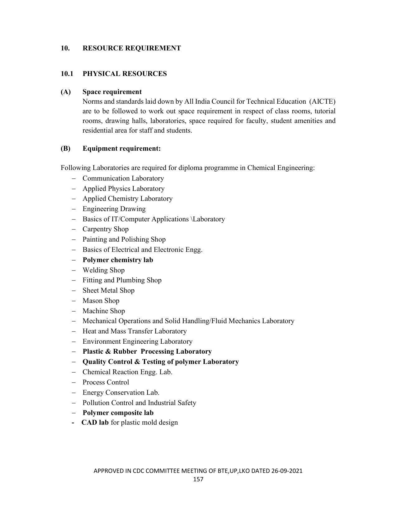 SYLLABUS FOR SEMESTER SYSTEM EFFECTIVE FROM (2021-2022) - CHEMICAL TECHNOLOGY (RUBBER AND PLASTIC) - Page 162