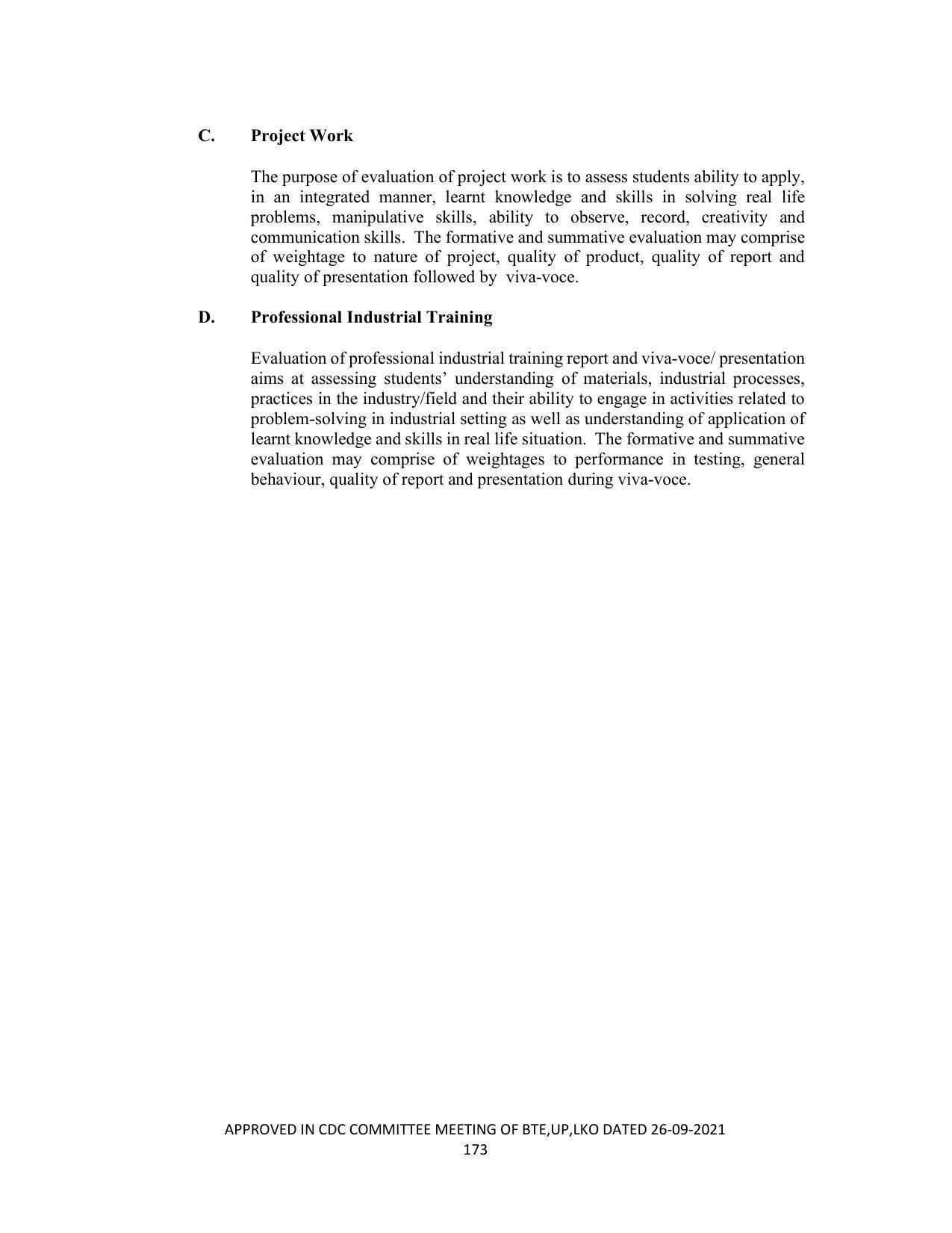SYLLABUS FOR SEMESTER SYSTEM EFFECTIVE FROM (2021-2022) - CHEMICAL TECHNOLOGY (RUBBER AND PLASTIC) - Page 178
