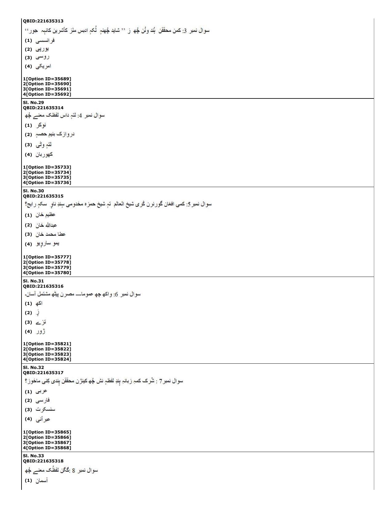 CUET (PG) 2022: PGQP-60 Kashmiri (10-09-2022) Question Paper - Page 11