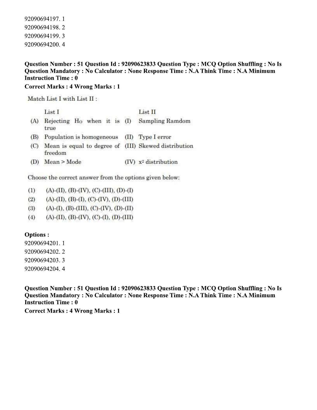 CUET PG 2023: HUQP06 – Dev. and Labour studies Eng - Shift 2 (24-06-2023) Question Paper  - Page 53