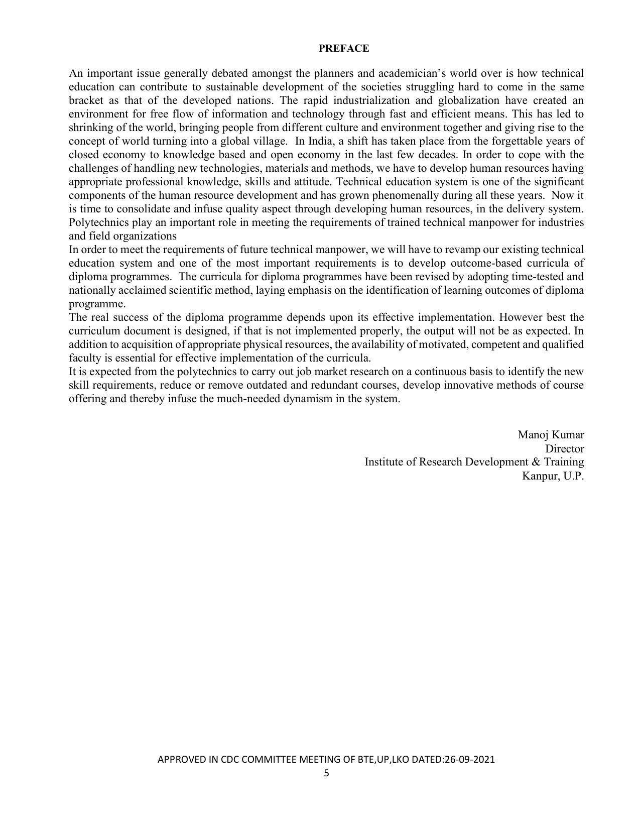 SYLLABUS FOR SEMESTER SYSTEM EFFECTIVE FROM (2021-2022) - APPAREL DESIGN AND FASHION TECHNOLOGY - Page 5